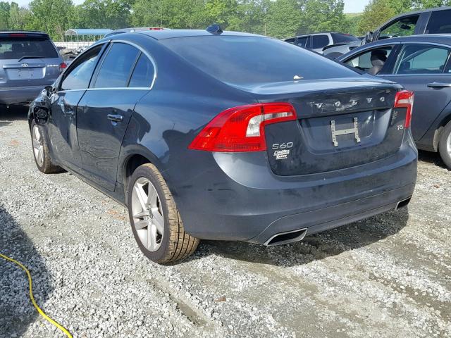 YV1612FS2E1296193 - 2014 VOLVO S60 T5 CHARCOAL photo 3