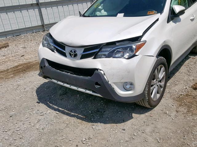 2T3DFREV2DW062378 - 2013 TOYOTA RAV4 LIMIT WHITE photo 9