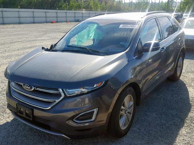 2FMPK3J9XGBB47969 - 2016 FORD EDGE SEL SILVER photo 2