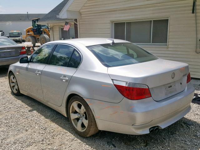 WBANA53535B858336 - 2005 BMW 525 I SILVER photo 3