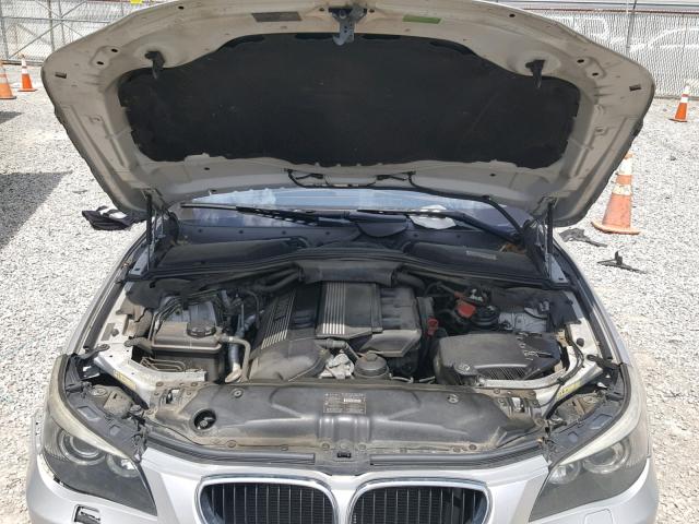 WBANA53535B858336 - 2005 BMW 525 I SILVER photo 7