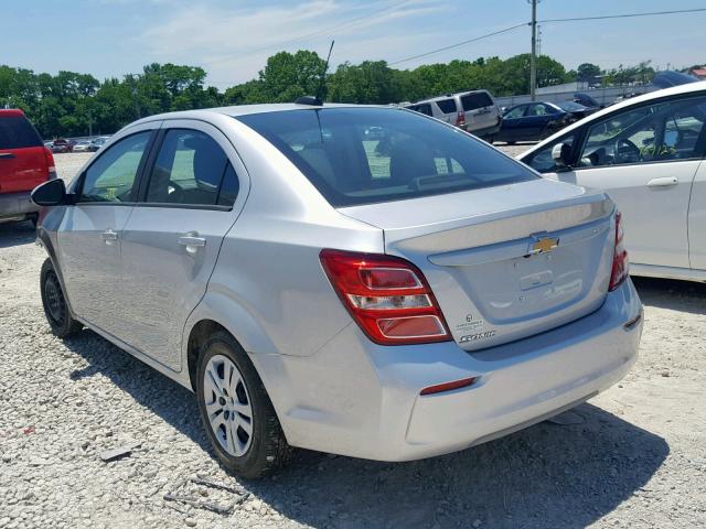 1G1JA5SH7J4125324 - 2018 CHEVROLET SONIC LS 银色 照片 3