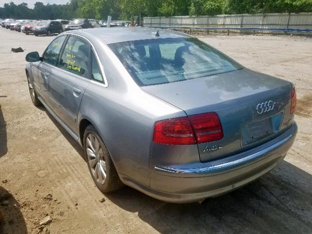 WAUMV94E39N008734 - 2009 AUDI A8 L QUATT SILVER photo 3