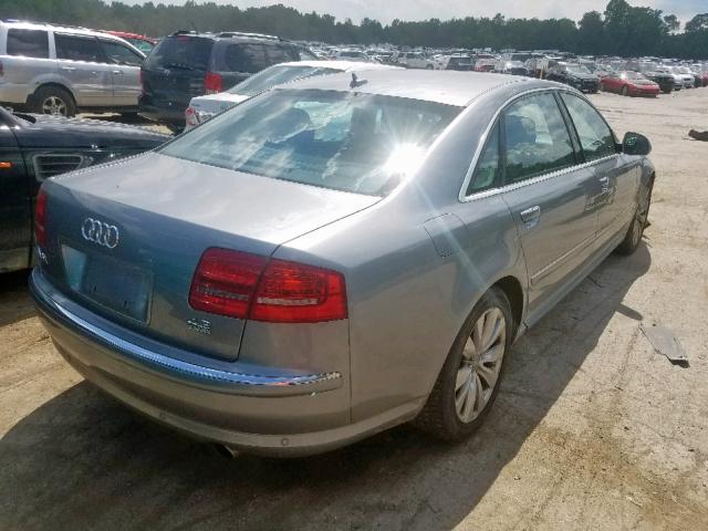 WAUMV94E39N008734 - 2009 AUDI A8 L QUATT SILVER photo 4