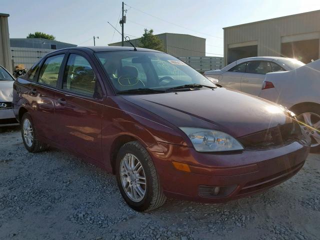 1FAHP34N77W366430 - 2007 FORD FOCUS ZX4 BLUE photo 1