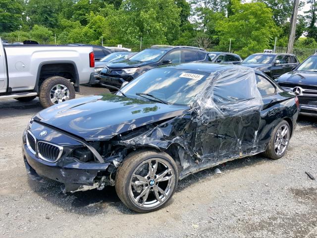 WBA1J9C50GV696625 - 2016 BMW M235XI BLACK photo 2