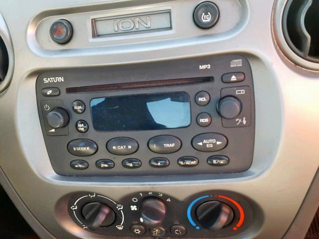 1G8AJ54F15Z146210 - 2005 SATURN ION LEVEL GRAY photo 9