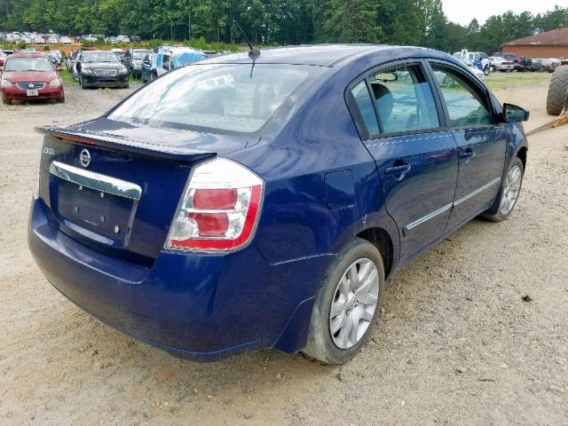 3N1AB6AP7BL698502 - 2011 NISSAN SENTRA 2.0 BLUE photo 4