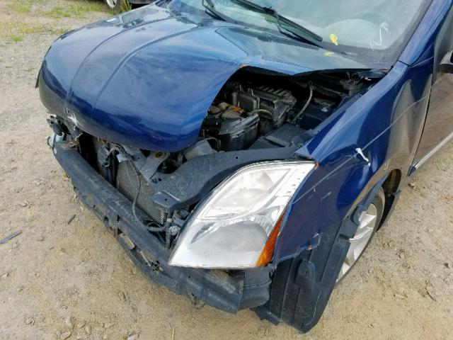 3N1AB6AP7BL698502 - 2011 NISSAN SENTRA 2.0 BLUE photo 9