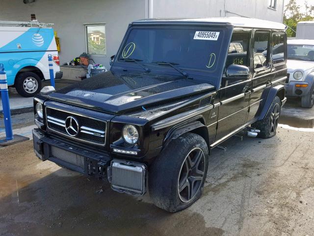 WDCYC7DF9HX269645 - 2017 MERCEDES-BENZ G 63 AMG BLACK photo 2