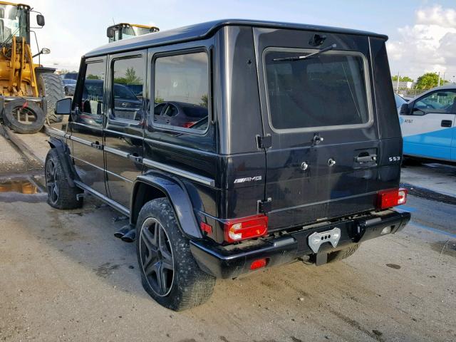 WDCYC7DF9HX269645 - 2017 MERCEDES-BENZ G 63 AMG BLACK photo 3