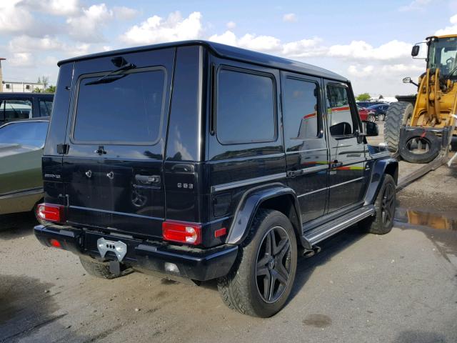 WDCYC7DF9HX269645 - 2017 MERCEDES-BENZ G 63 AMG BLACK photo 4