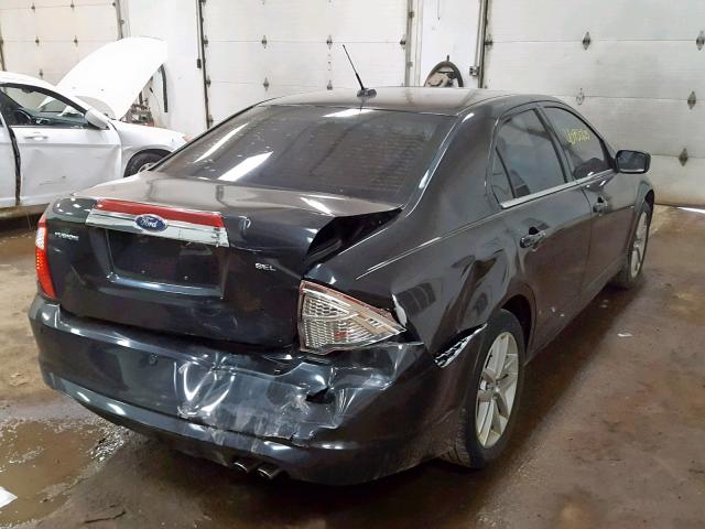 3FAHP0JA3BR233403 - 2011 FORD FUSION SEL BLACK photo 4