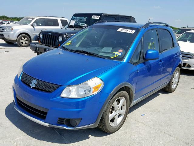 JS2YB413375102408 - 2007 SUZUKI SX4 BLUE photo 2