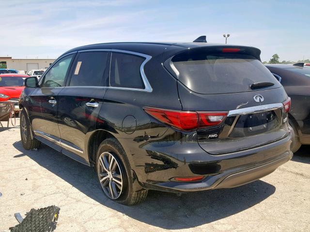 5N1DL0MM6KC548121 - 2019 INFINITI QX60 LUXE BLACK photo 3