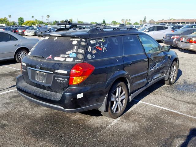 4S4BP67C866350338 - 2006 SUBARU LEGACY OUT BLACK photo 4