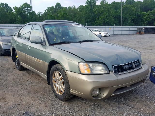 4S3BE686537200681 - 2003 SUBARU LEGACY OUT GREEN photo 1