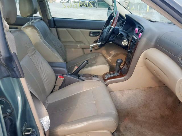 4S3BE686537200681 - 2003 SUBARU LEGACY OUT GREEN photo 5