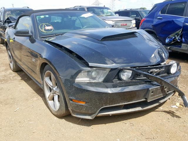 1ZVBP8FH7A5144016 - 2010 FORD MUSTANG GT BLACK photo 1