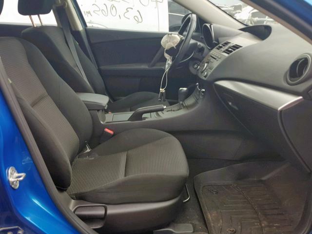 JM1BL1L70C1597535 - 2012 MAZDA 3 I BLUE photo 5