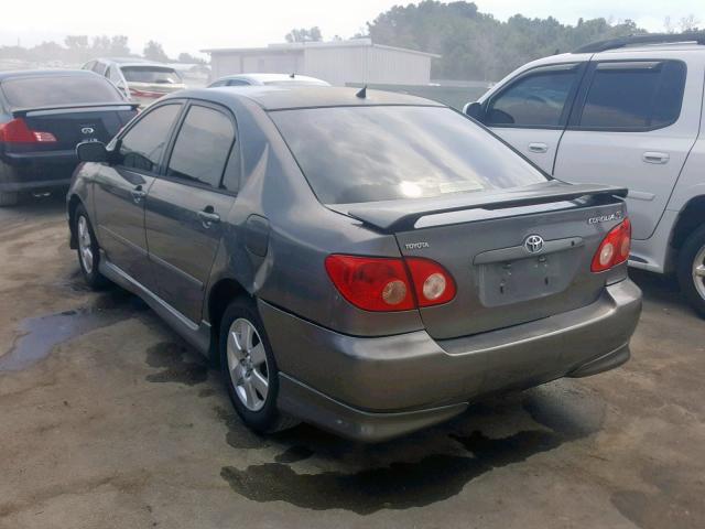 1NXBR32E75Z445646 - 2005 TOYOTA COROLLA CE GRAY photo 3