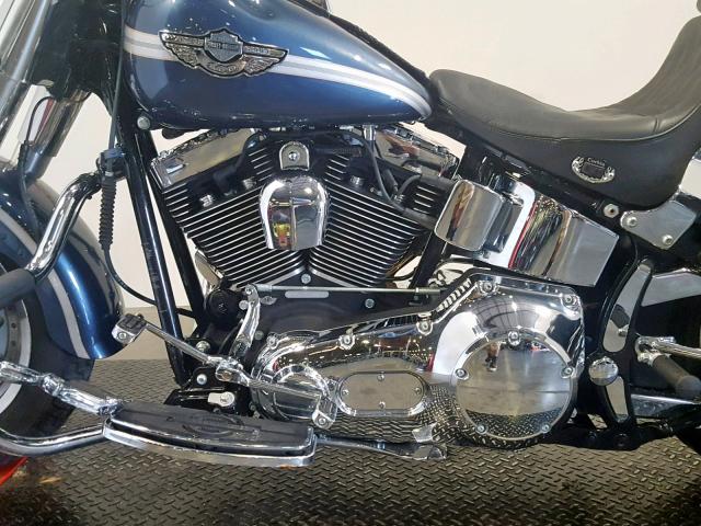 1HD1BXB323Y085944 - 2003 HARLEY-DAVIDSON FLSTFI BLUE photo 6