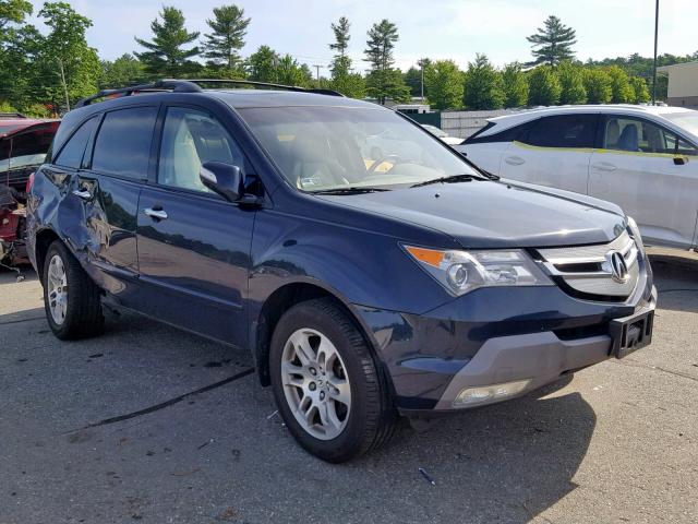 2HNYD28259H520013 - 2009 ACURA MDX BLUE photo 1