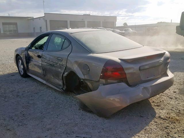 2G2WP552861161078 - 2006 PONTIAC GRAND PRIX TAN photo 3