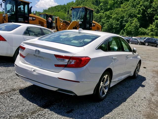 1HGCV1F50JA176647 - 2018 HONDA ACCORD EXL WHITE photo 4