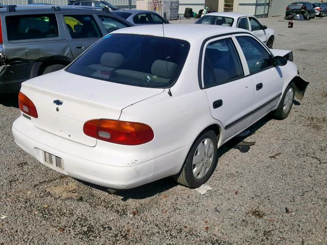 1Y1SK5284WZ429998 - 1998 CHEVROLET GEO PRIZM WHITE photo 4