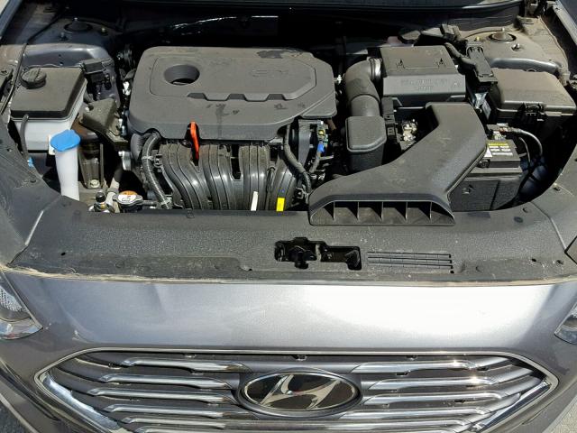 5NPE34AF4JH685244 - 2018 HYUNDAI SONATA SPO GRAY photo 7