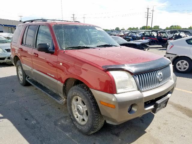 4M2ZU86E32ZJ23958 - 2002 MERCURY MOUNTAINEE MAROON photo 1