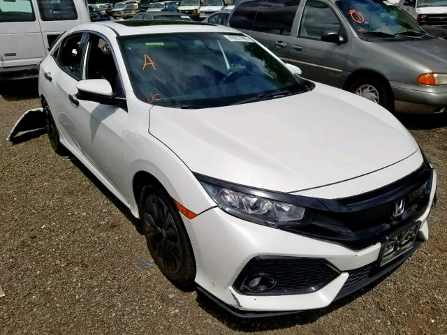 SHHFK7H72HU405318 - 2017 HONDA CIVIC EXL WHITE photo 1