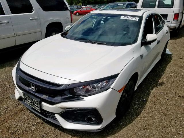 SHHFK7H72HU405318 - 2017 HONDA CIVIC EXL WHITE photo 2