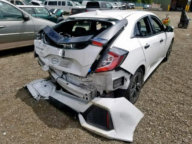 SHHFK7H72HU405318 - 2017 HONDA CIVIC EXL WHITE photo 4