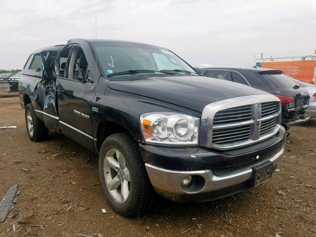 1D7HU182X7J589328 - 2007 DODGE RAM 1500 S BLACK photo 1