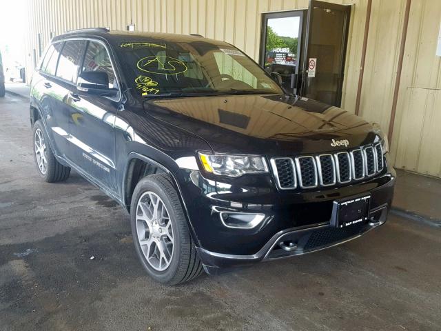 1C4RJFBG1JC373985 - 2018 JEEP GRAND CHER BLACK photo 1