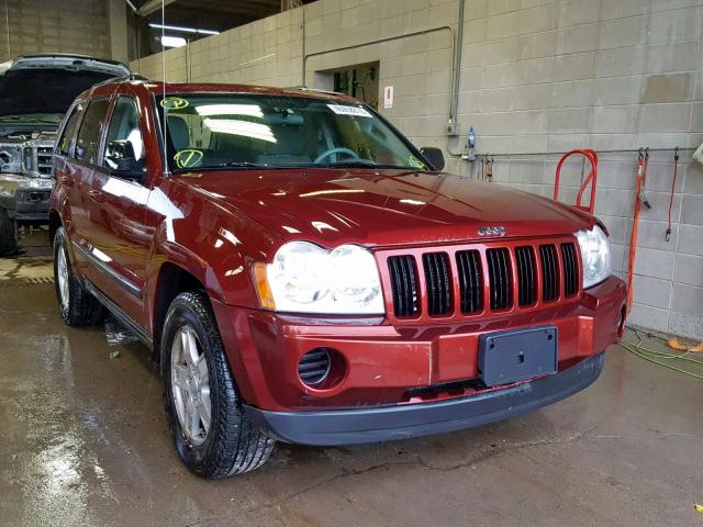 1J8GR48K57C534369 - 2007 JEEP GRAND CHER BURGUNDY photo 1