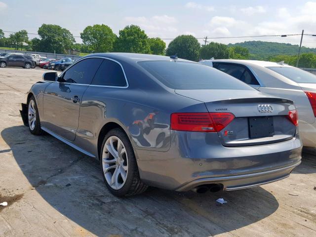 WAUVGAFR2DA055303 - 2013 AUDI S5 PRESTIG GRAY photo 3