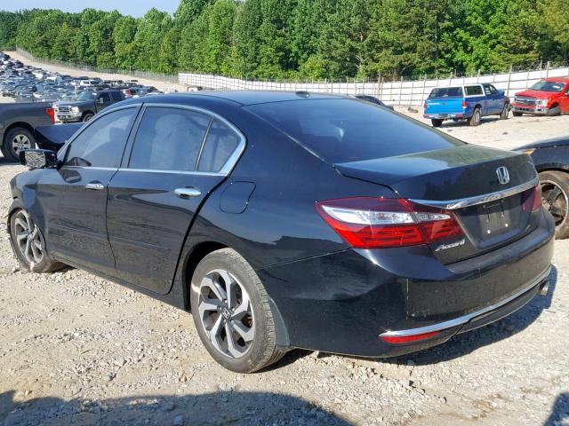 1HGCR2F90HA135135 - 2017 HONDA ACCORD EXL BLACK photo 3