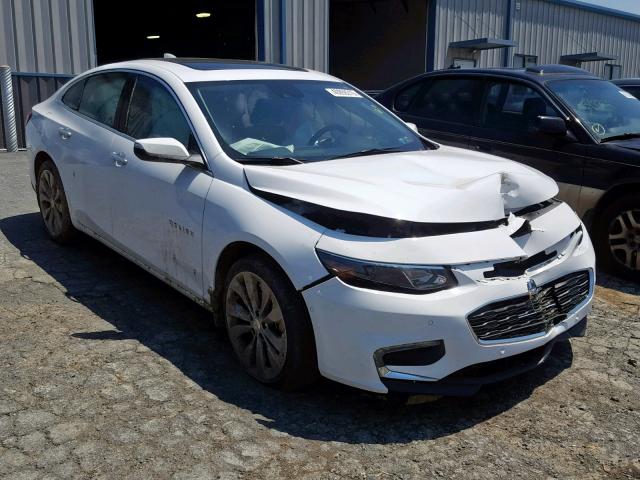 1G1ZE5SX4JF259534 - 2018 CHEVROLET MALIBU PRE WHITE photo 1