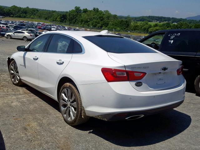 1G1ZE5SX4JF259534 - 2018 CHEVROLET MALIBU PRE WHITE photo 3