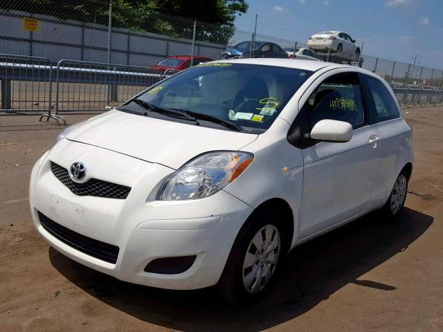 JTDJT903595230899 - 2009 TOYOTA YARIS WHITE photo 2