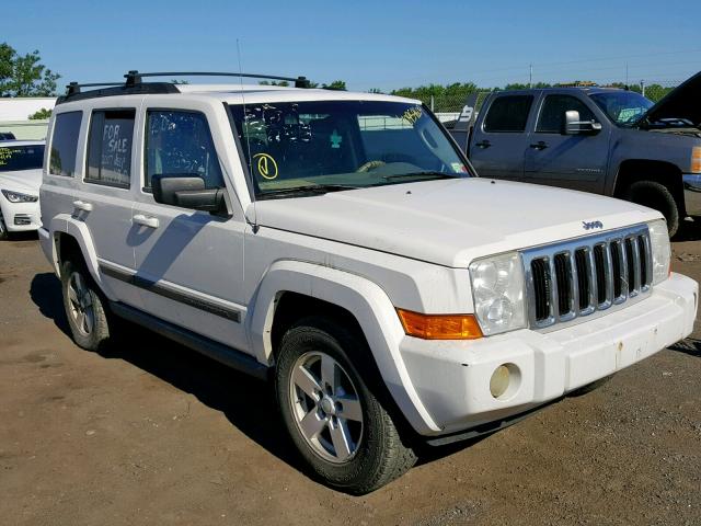 1J8HG48N87C573803 - 2007 JEEP COMMANDER WHITE photo 1