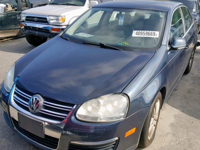 3VWRG81K37M098219 - 2007 VOLKSWAGEN JETTA 2.5 BLUE photo 2