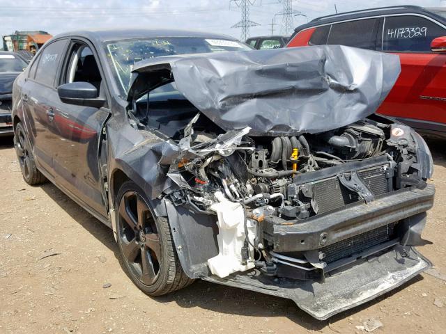 3VW1K7AJ6CM354036 - 2012 VOLKSWAGEN JETTA BASE GRAY photo 1