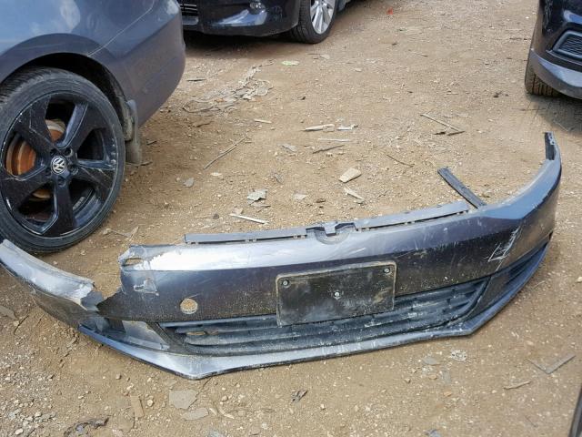 3VW1K7AJ6CM354036 - 2012 VOLKSWAGEN JETTA BASE GRAY photo 9