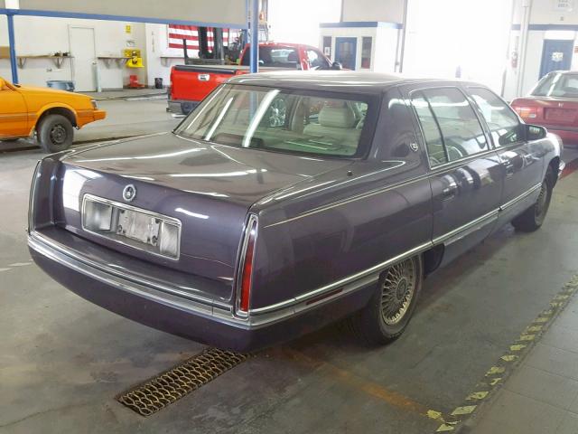 1G6KD52B4SU211242 - 1995 CADILLAC DEVILLE PURPLE photo 4