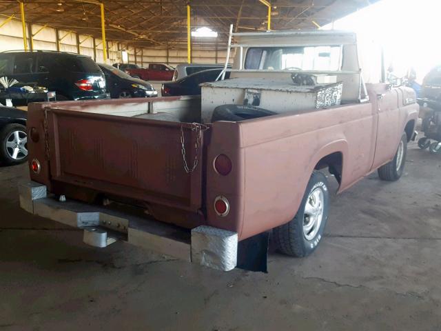F10C0R11394 - 1960 FORD F100 BROWN photo 4