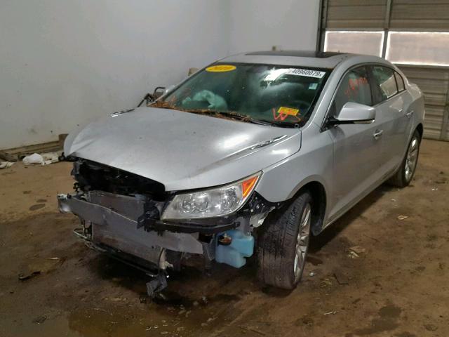 1G4GC5EG3AF114545 - 2010 BUICK LACROSSE C SILVER photo 2